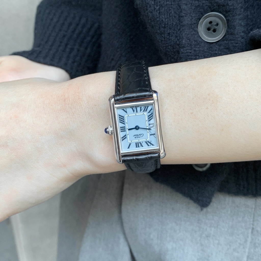 マストタンク MM パステルブルー文字盤 シルバー