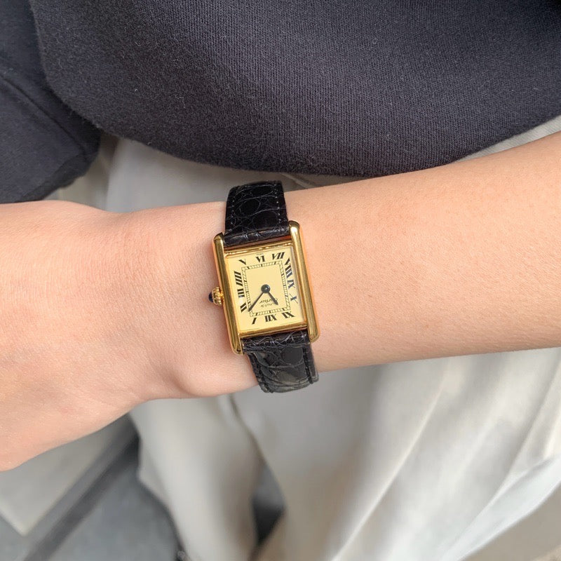 マストタンク SM ベージュローマン文字盤 ゴールド