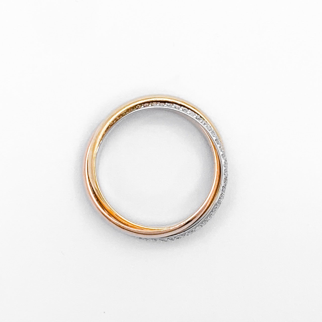 Trinity ring size 9 SM diamond