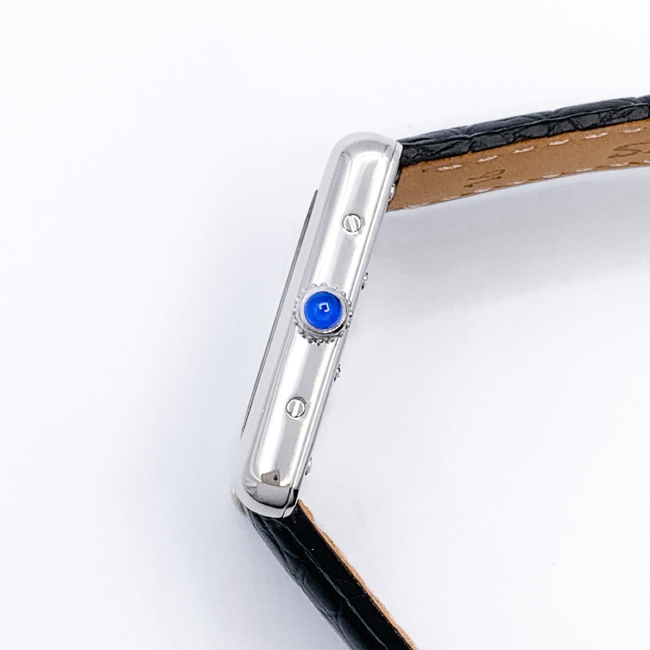 マストタンク MM ブルーシェルアラビア文字盤 シルバー