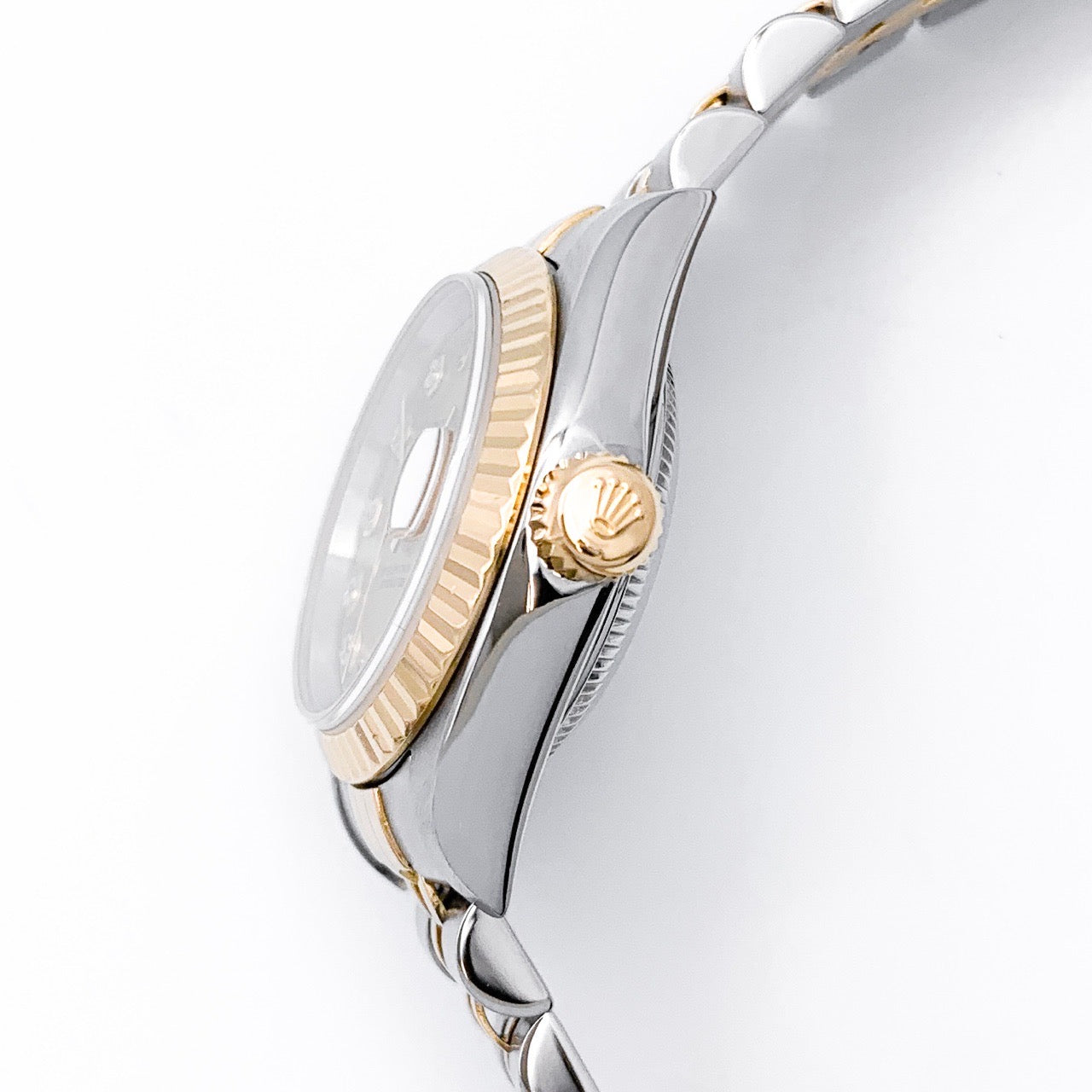 デイトジャスト 10P新ダイヤ シャンパン文字盤 コンビ 69173G