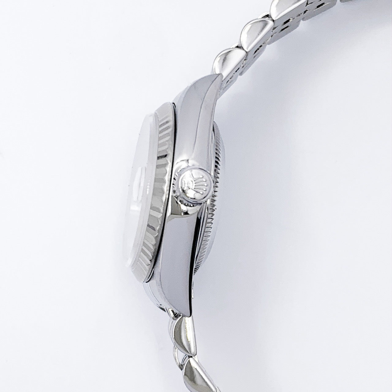 デイトジャスト 10P 新ダイヤ 彫りコンピューター文字盤 シルバー　79174G