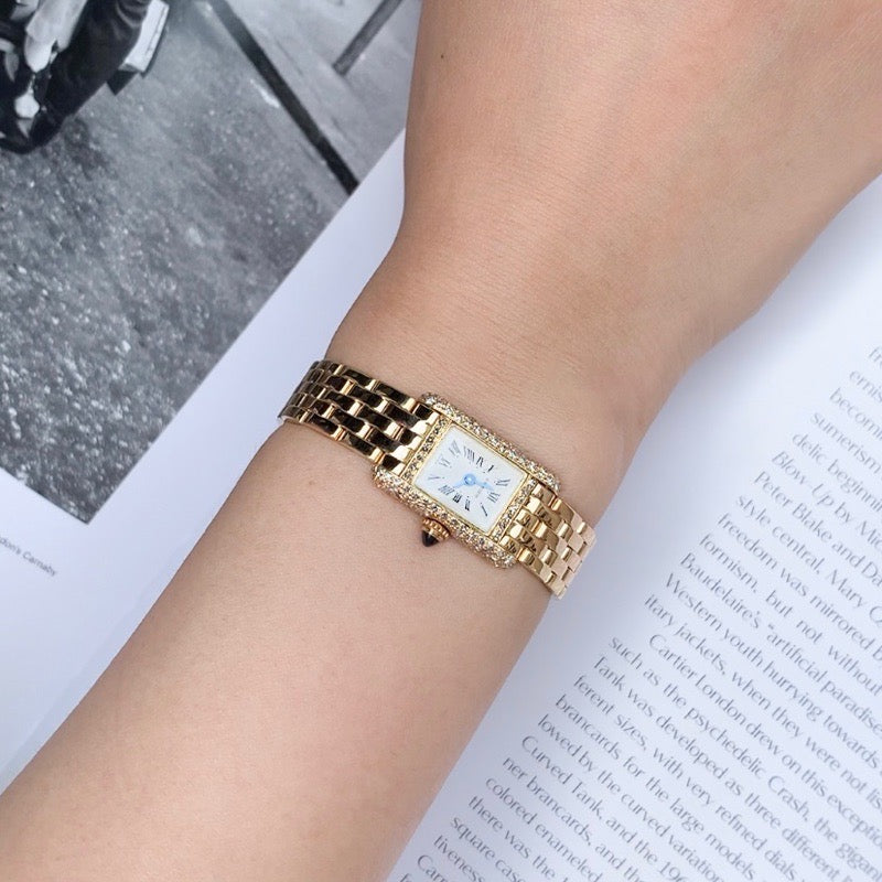 Tank Mini K18 YG Bracelet Diamond 