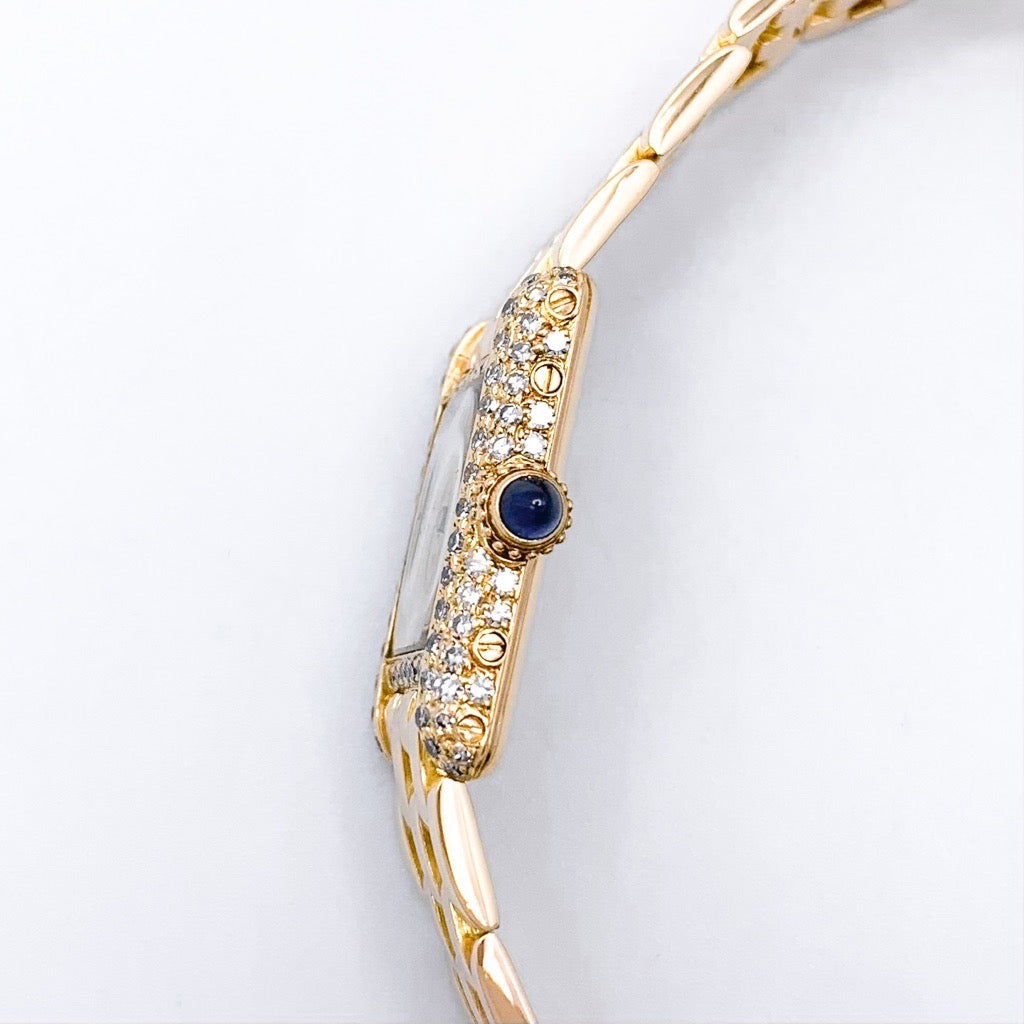 Tank Mini K18 YG Bracelet Diamond 