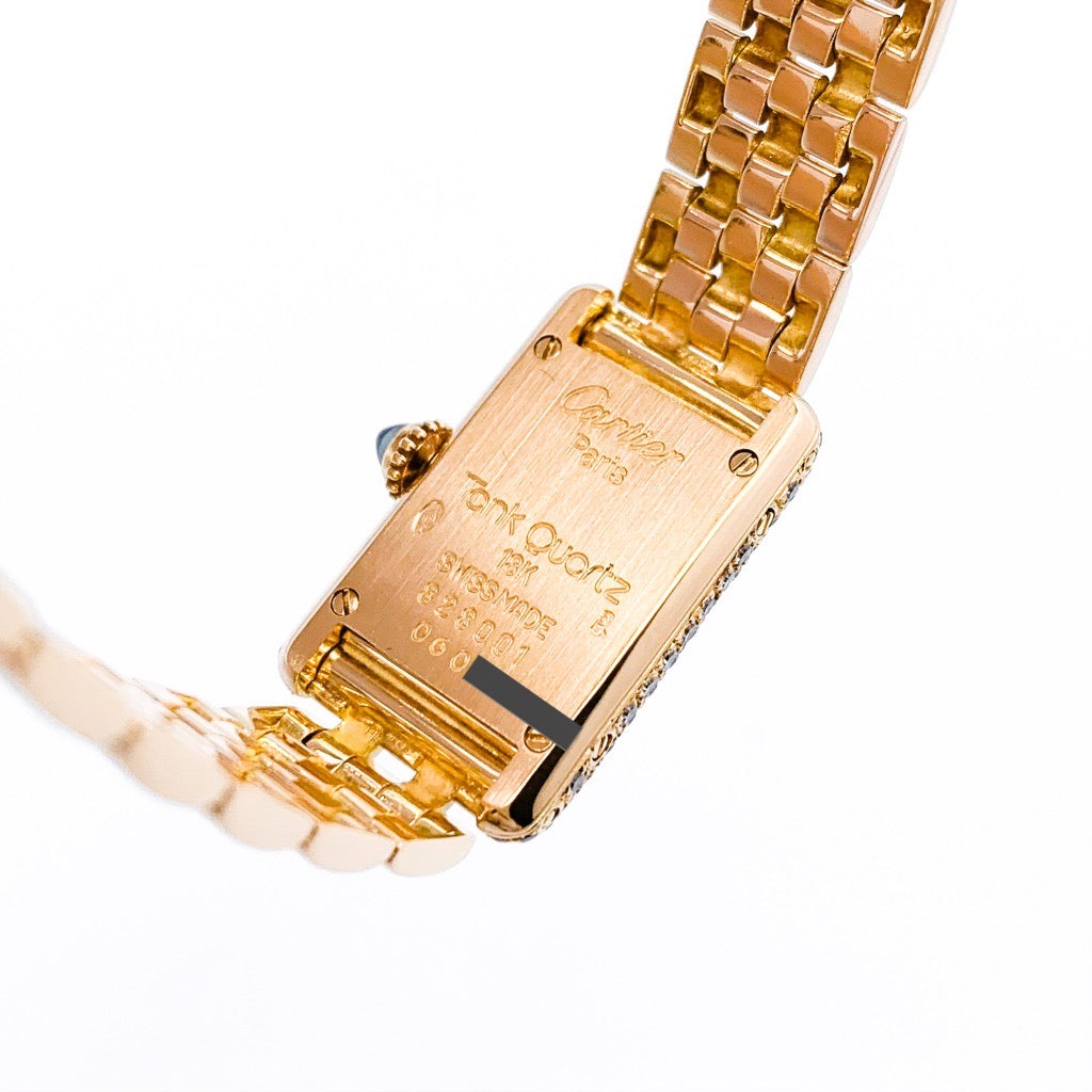 Tank Mini K18 YG Bracelet Diamond 