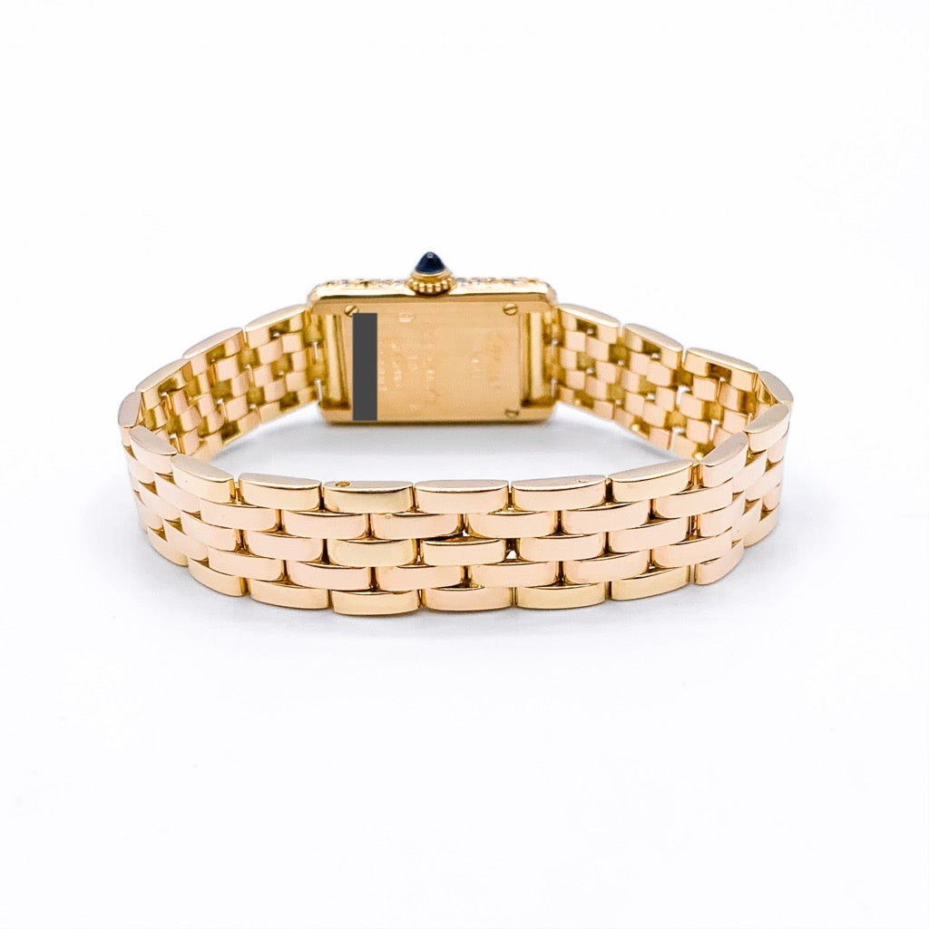 Tank Mini K18 YG Bracelet Diamond 