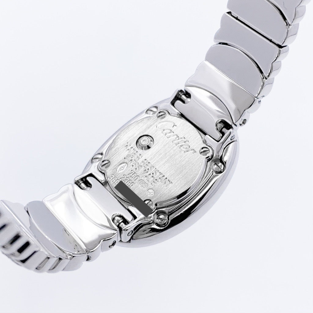 Mini Baignoire K18 WG bezel &amp; bracelet full diamond
