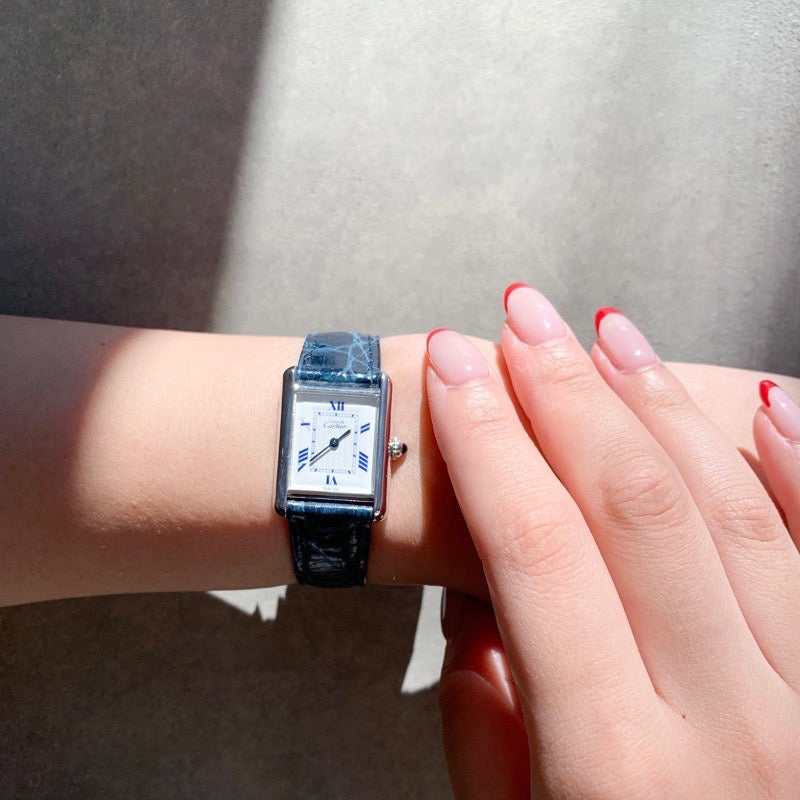 Mast Tank White Roman Dial MM Silver 