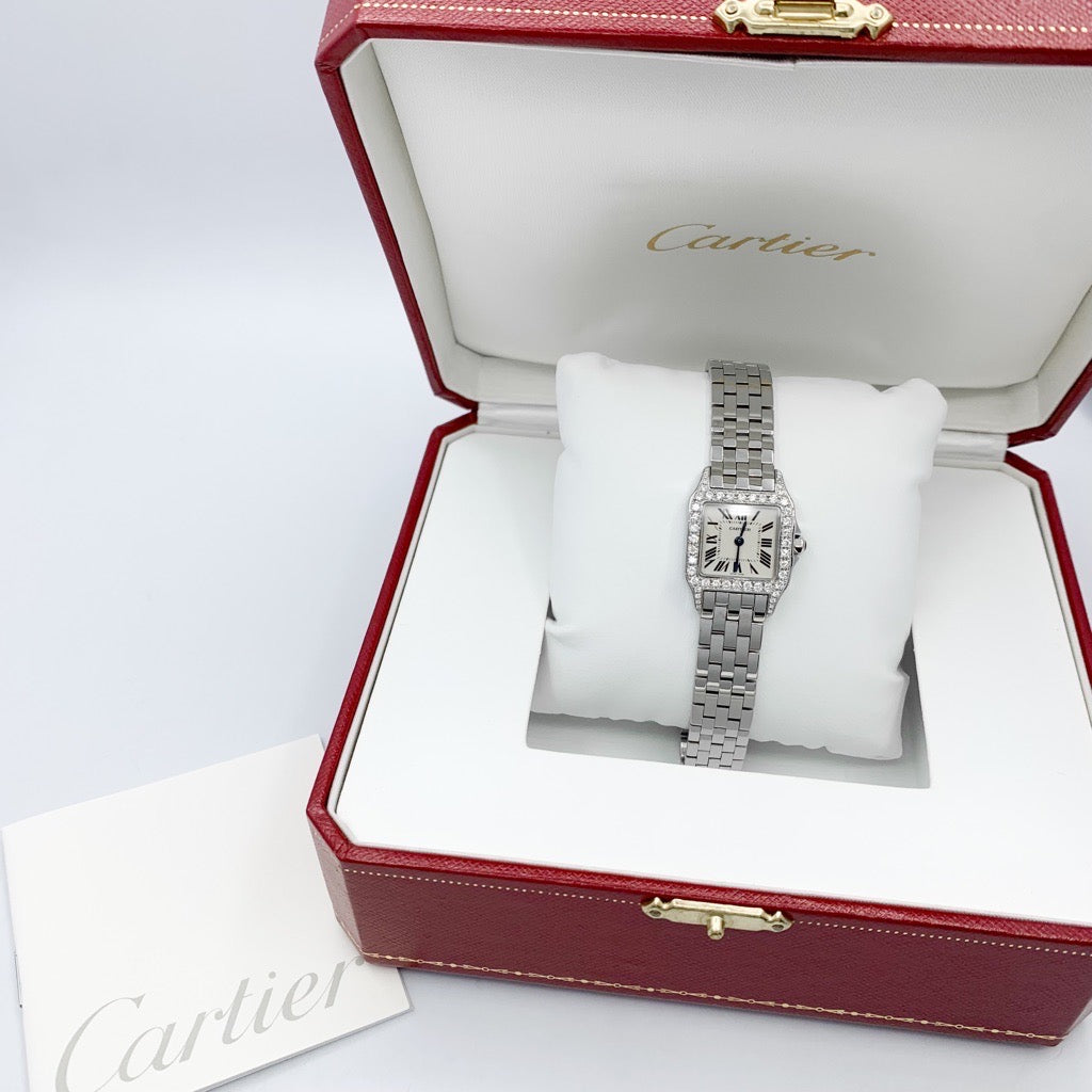 Santos de Cartier SM SS Diamond 