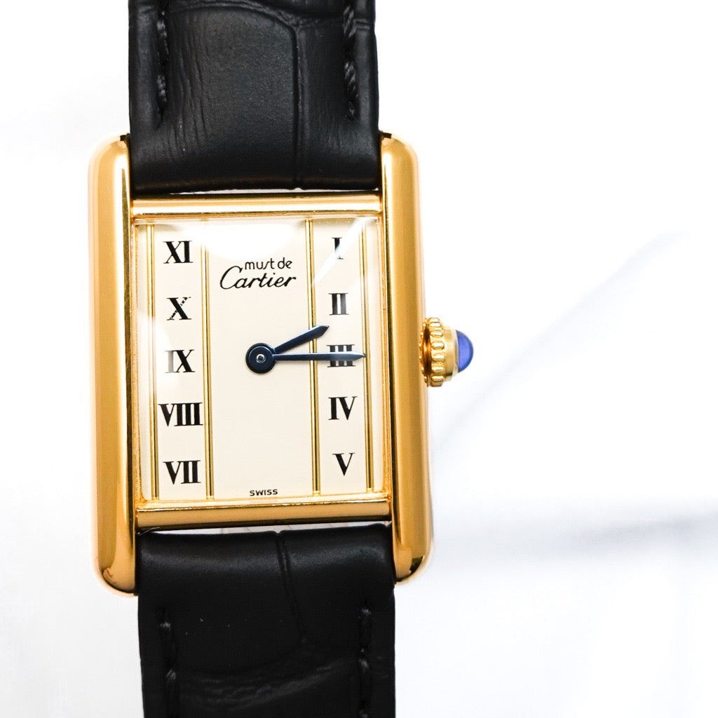 Mast Tank Vertical Roman Dial SM Gold 