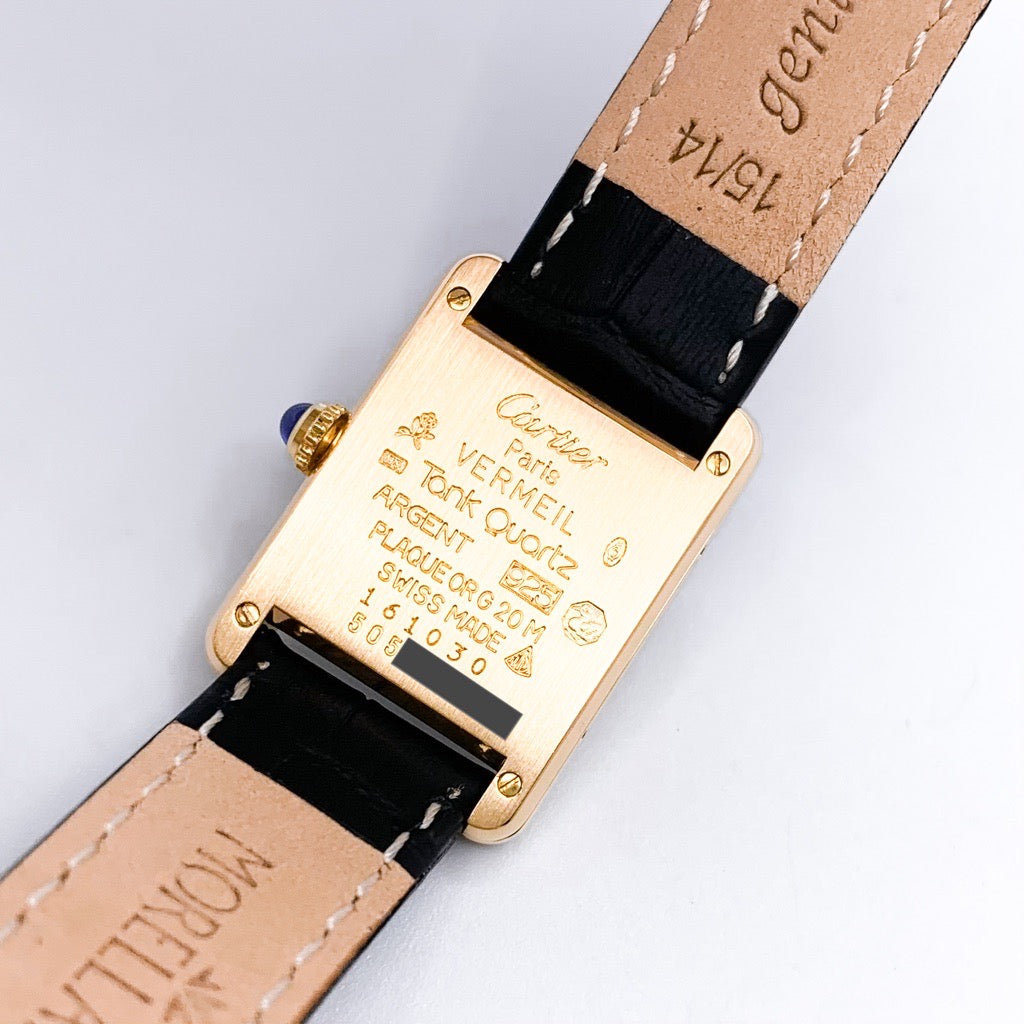 Mast Tank Vertical Roman Dial SM Gold 