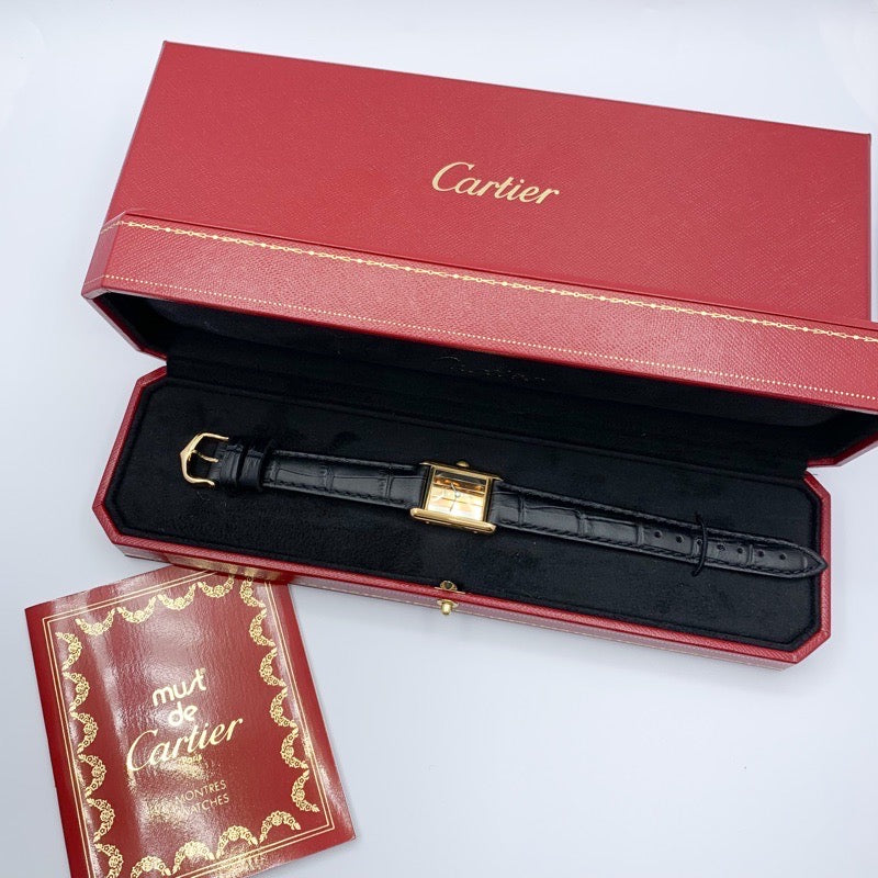 マストタンク SM トリニティ縦ストライプ文字盤 ゴールド