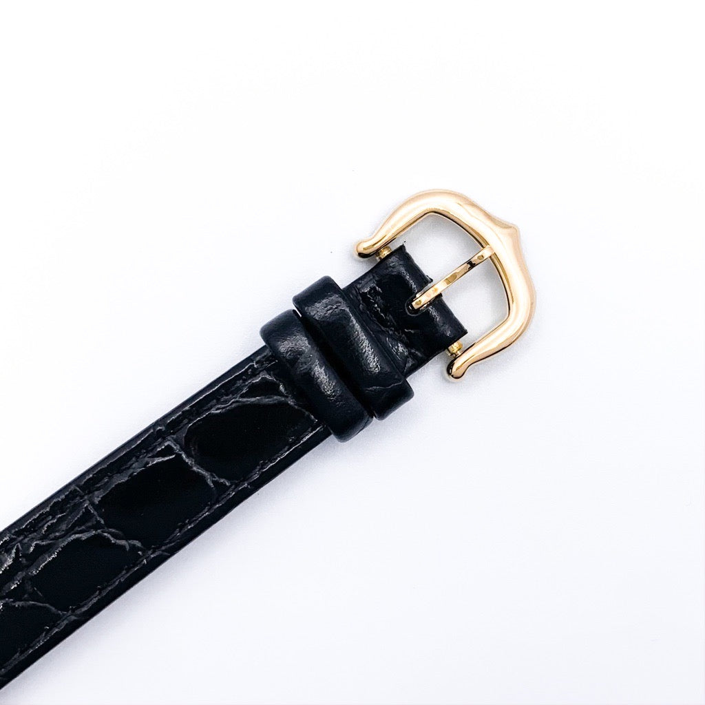 Must Corise Diamond Black Roman Dial Gold Diamond 