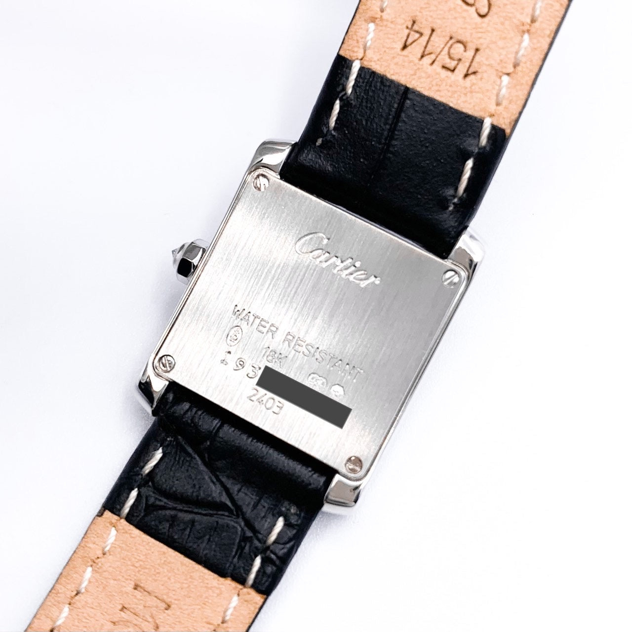 Tank Francaise SM K18 WG Diamond Leather 