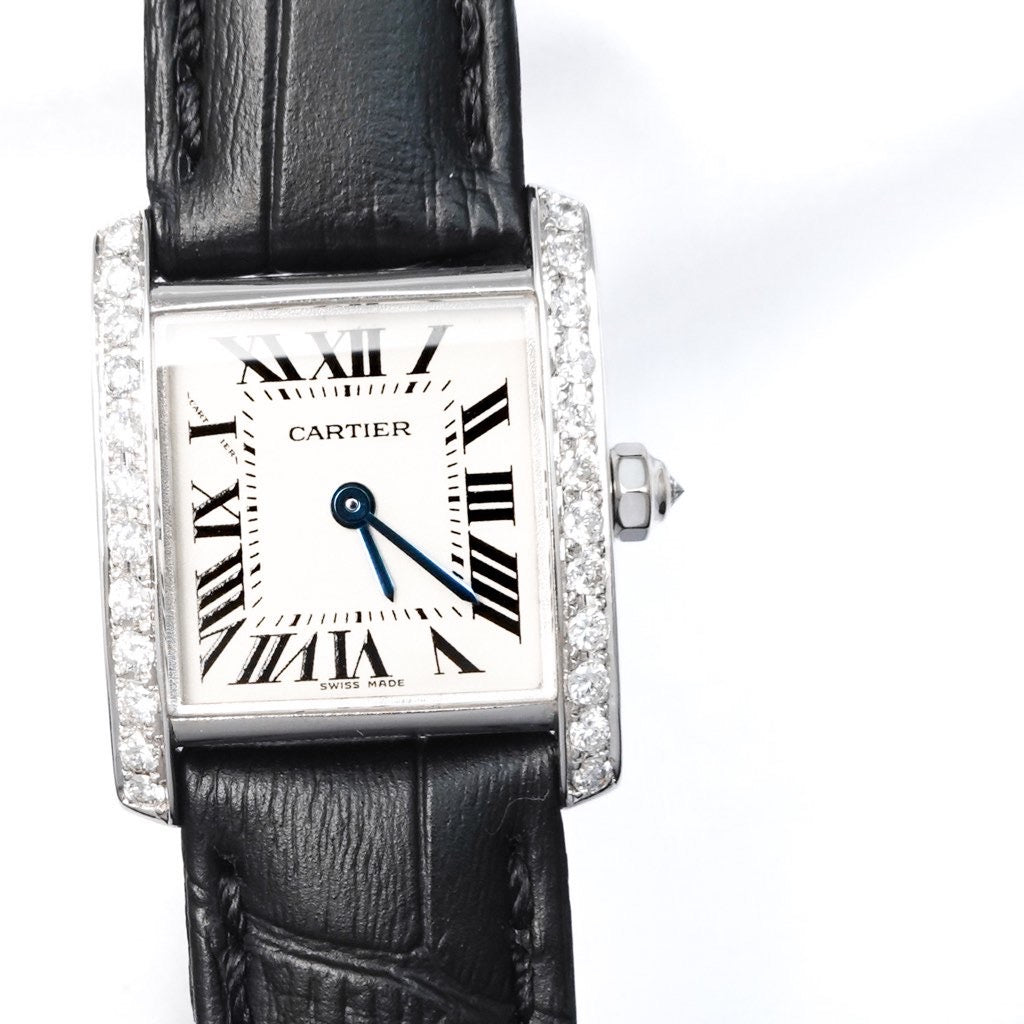 Tank Francaise SM K18 WG Diamond Leather 