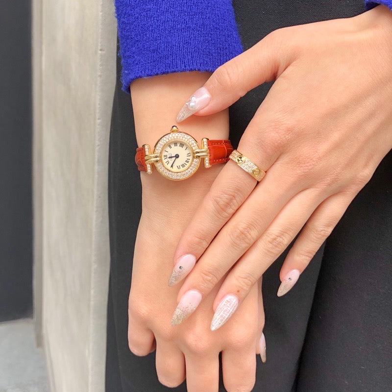Mast Corise Roman Dial Gold Double Diamond 