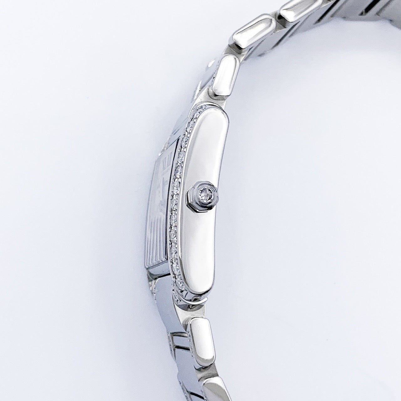 Tank Francaise SM Bezel &amp; Bracelet Side Diamond