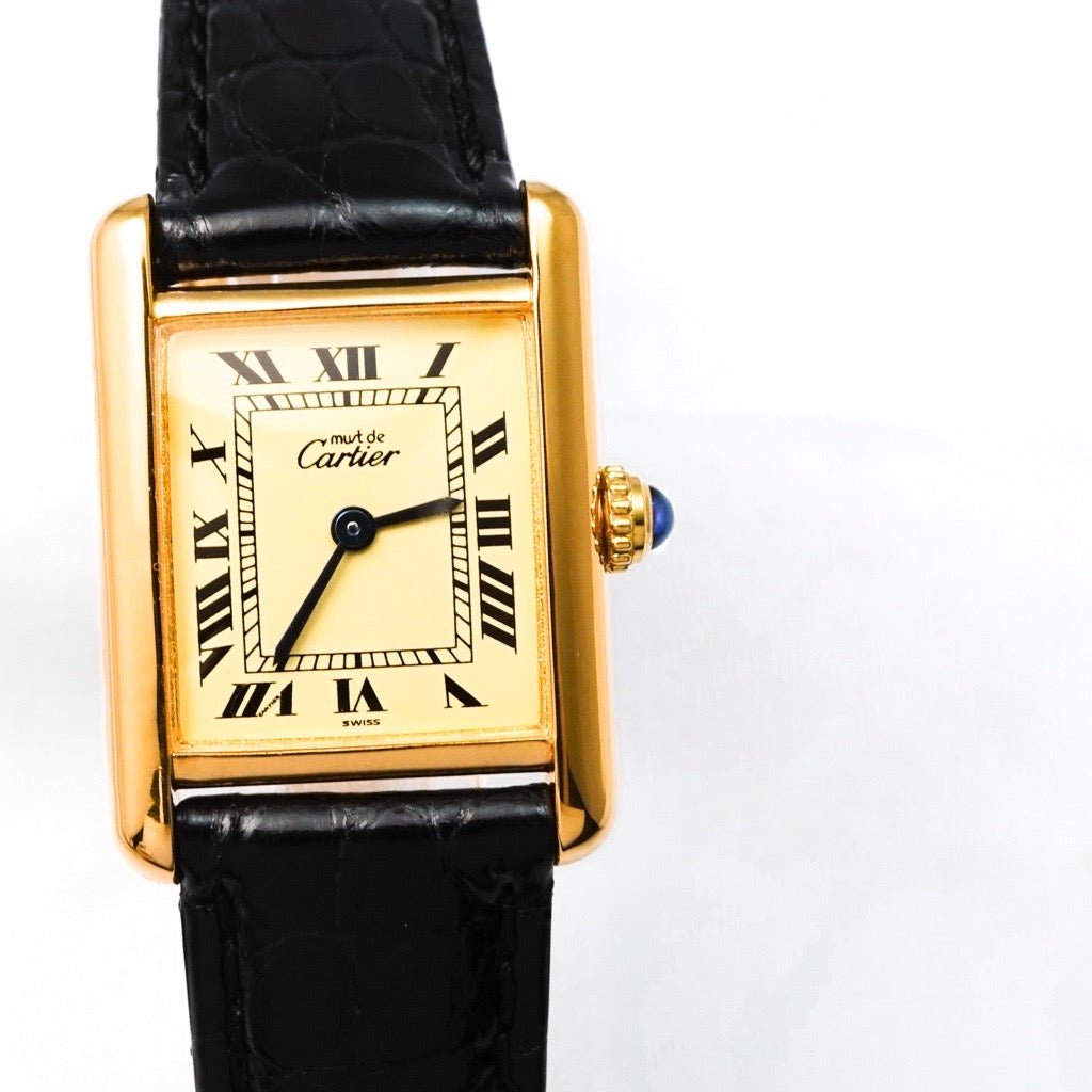 Mast Tank SM Beige Roman Dial Gold 