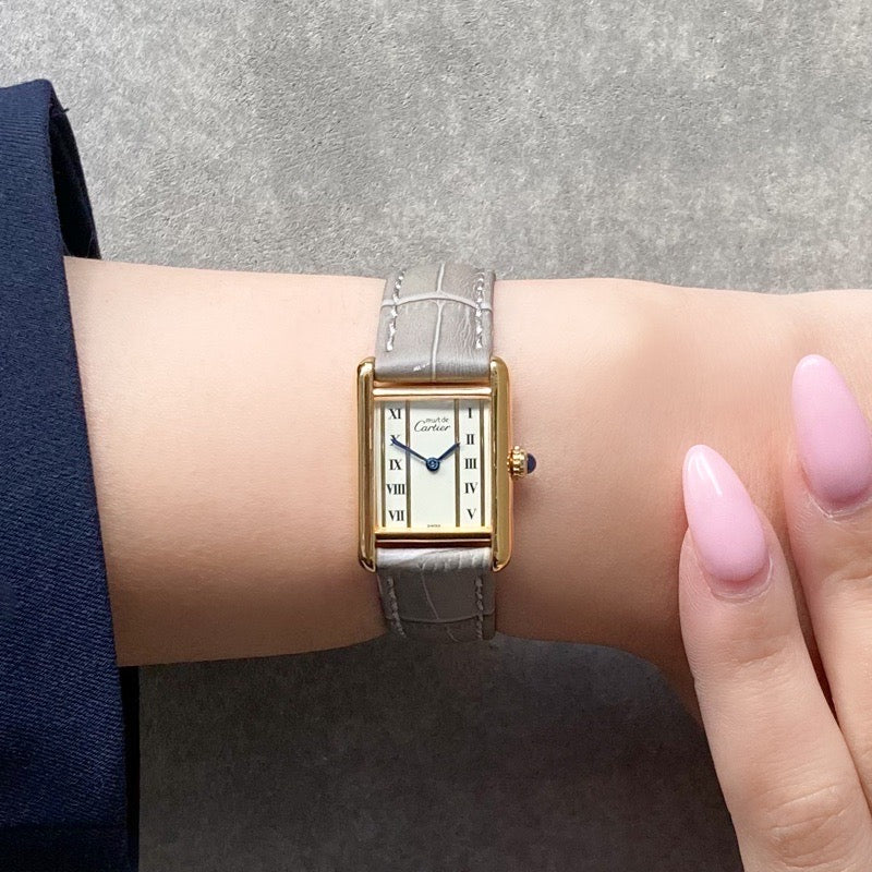 Mast Tank Vertical Roman Dial SM Gold 