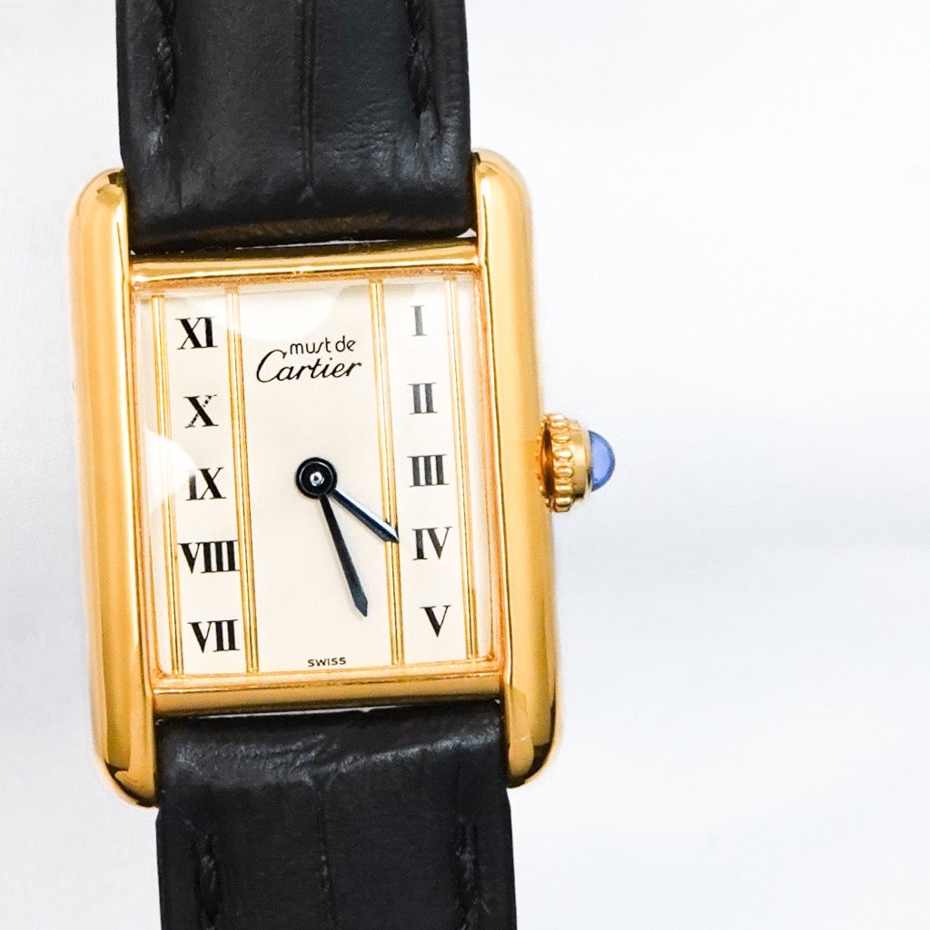 Mast Tank Vertical Roman Dial SM Gold 
