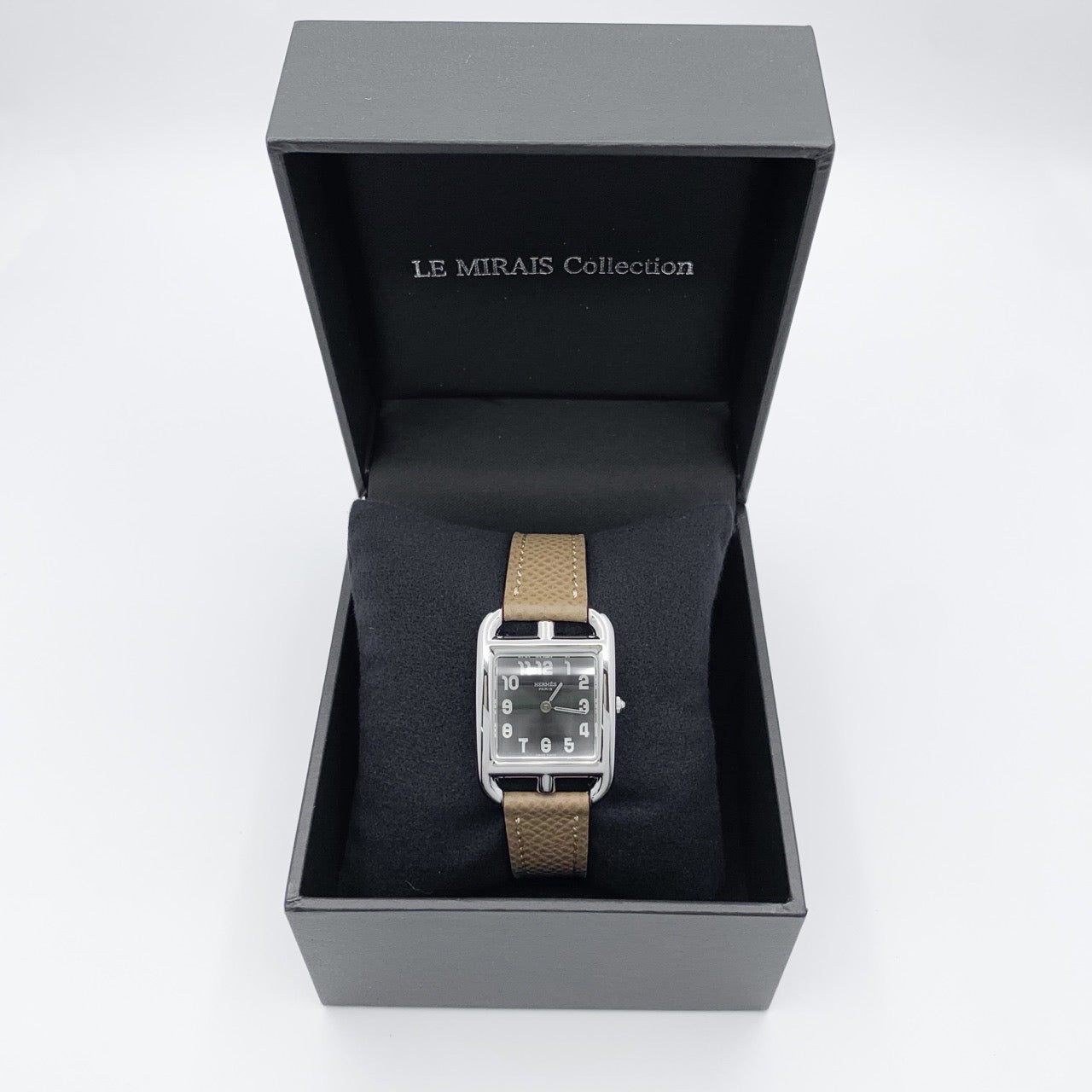 Cape Cod Black Dial SS Leather 