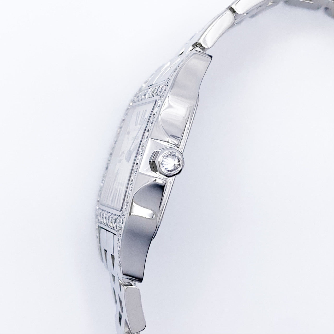 Santos de Cartier LM SS Diamond 