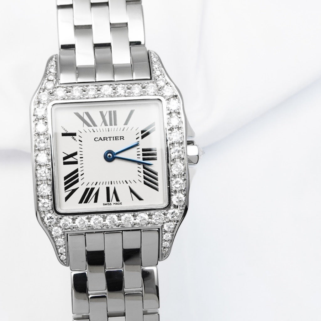 Santos de Cartier LM SS Diamond 