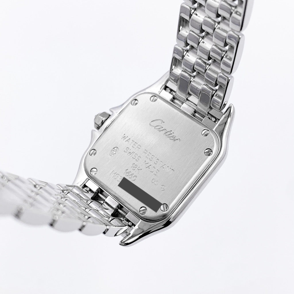 Panther SM K18WG logo dial genuine double diamond 