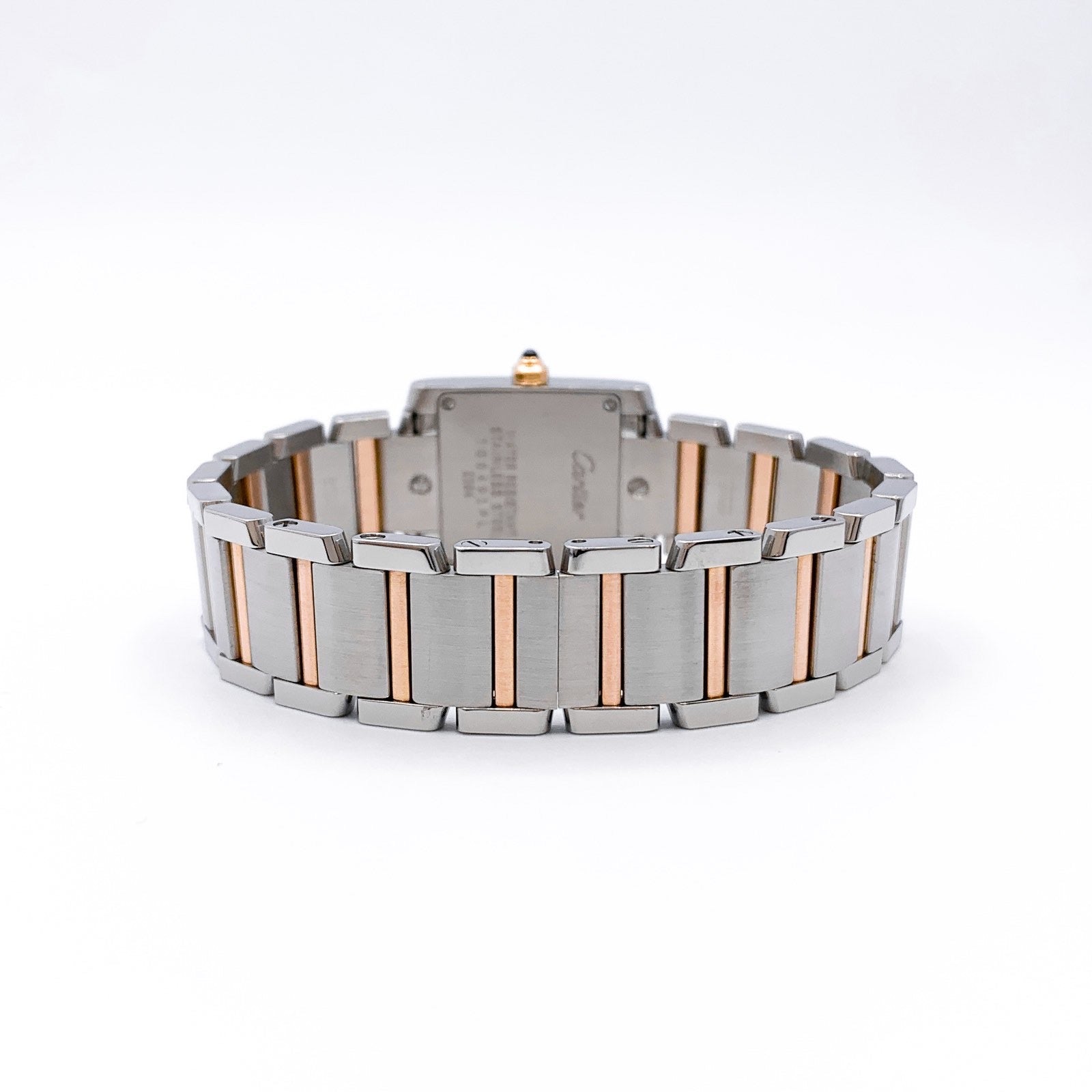 Tank Francaise SM Pink Shell Dial Combination K18PG x SS 
