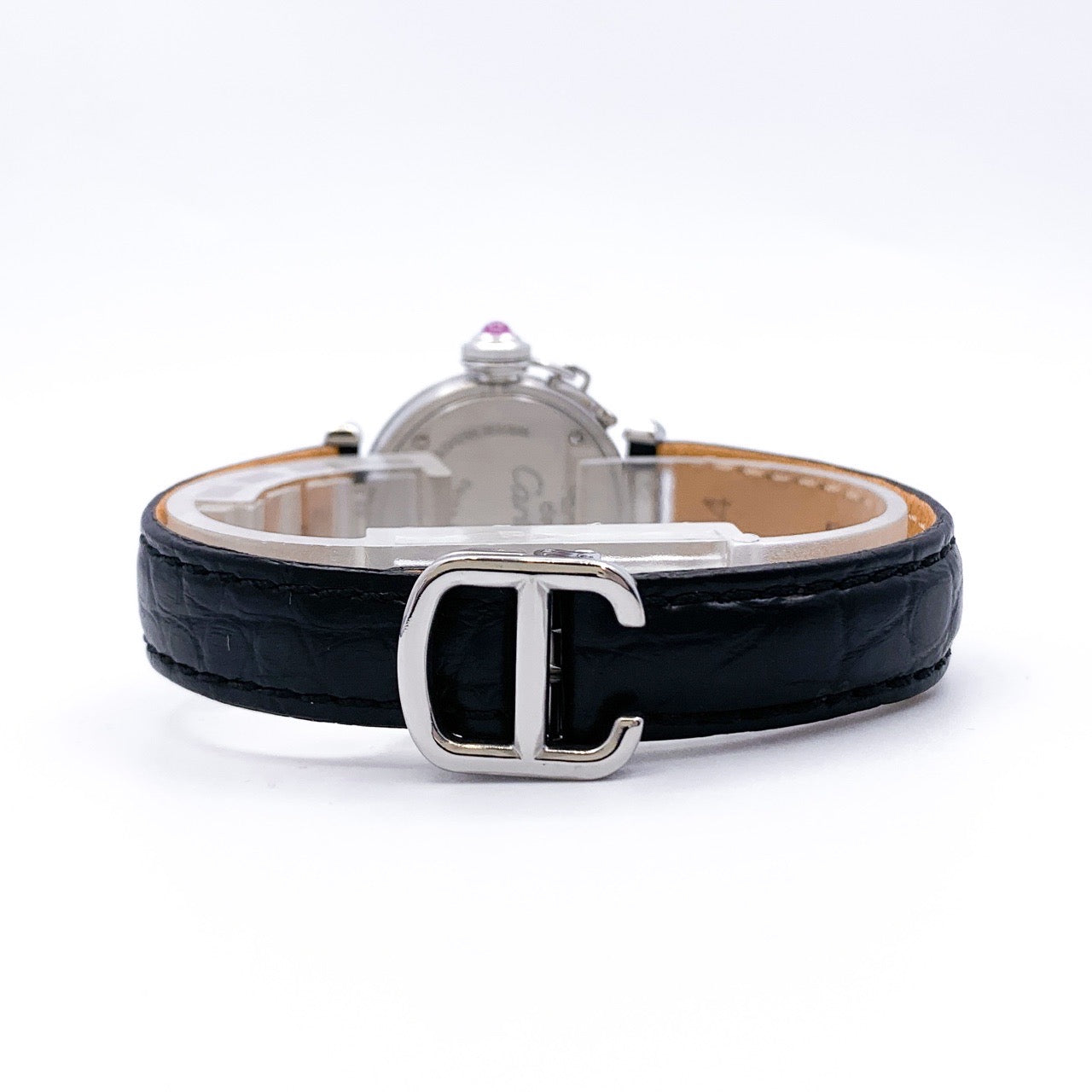 ミス パシャ SS ピンク文字盤 レザー