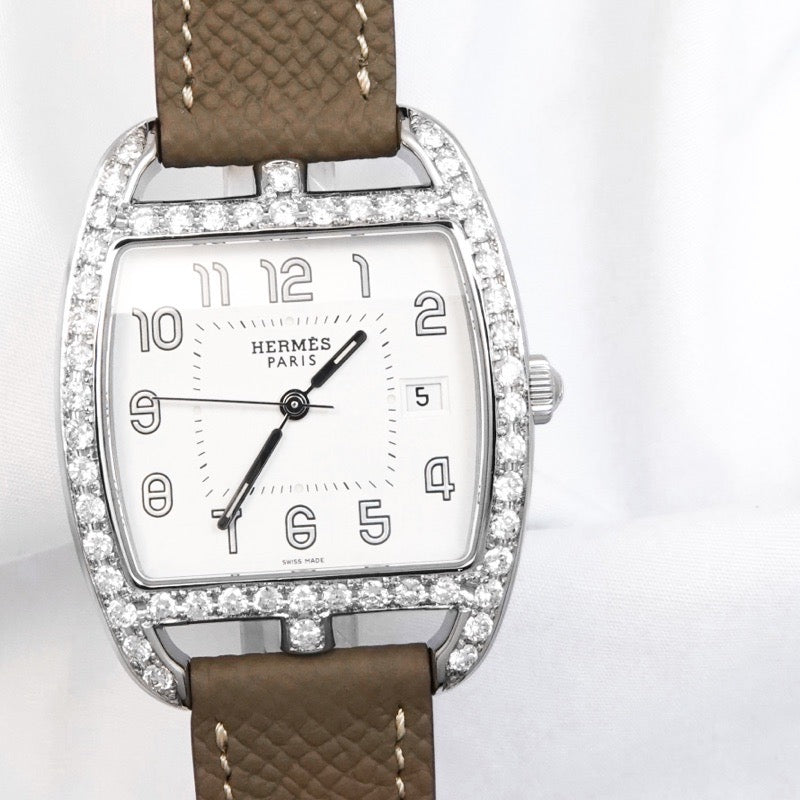 ケープコッド トノー GM SS 白文字盤 ダイヤ