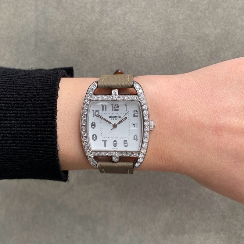 ケープコッド トノー GM SS 白文字盤 ダイヤ