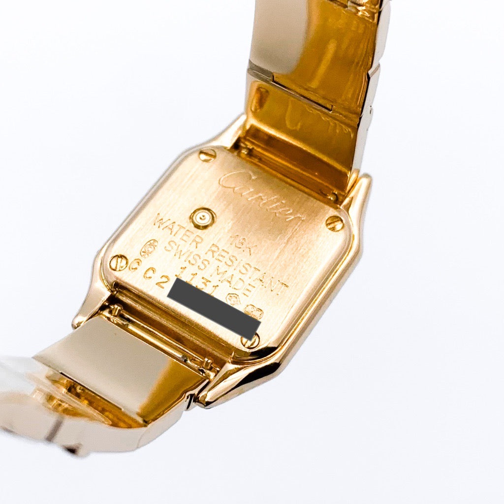Panther Mini Nativa K18 YG Shell Dial Genuine Diamond 