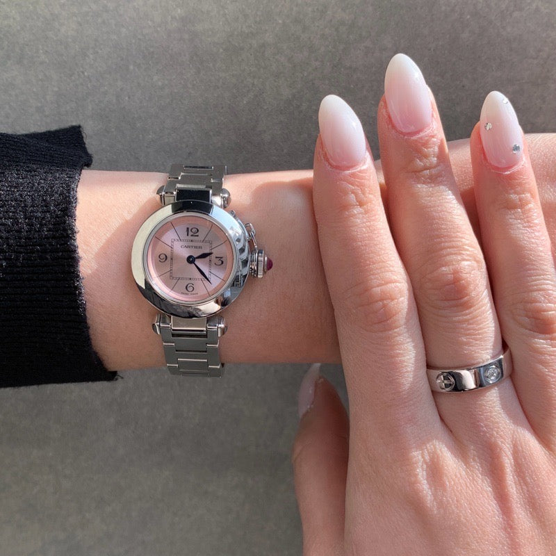 ミス パシャ SS ピンク文字盤