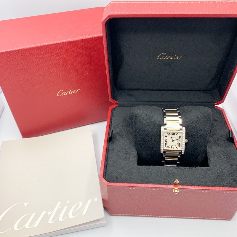 Tank Francaise MM Combi Date Diamond 