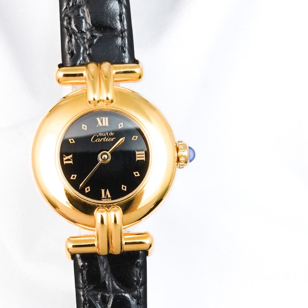 Mast Corise Diamond Black Roman Dial Gold