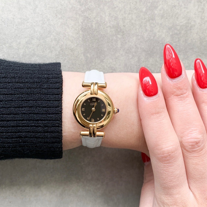 Mast Corise Diamond Black Roman Dial Gold
