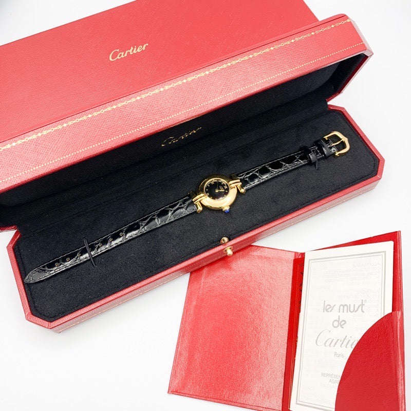Mast Corise Diamond Black Roman Dial Gold