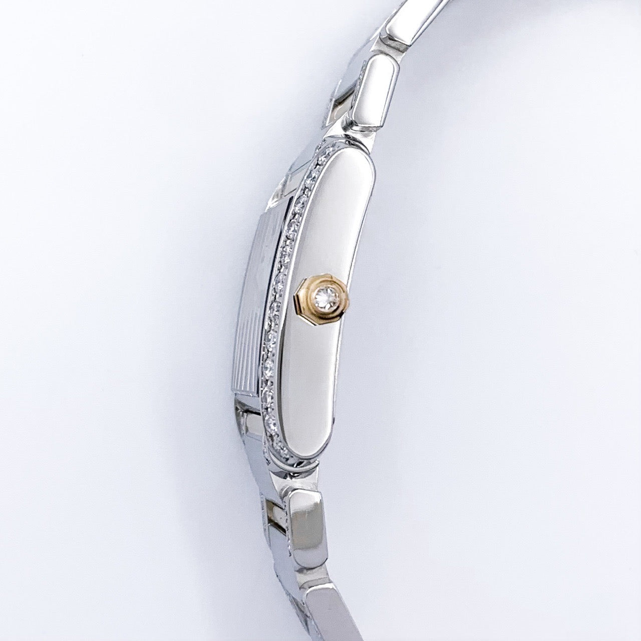 Tank Francaise SM combination bezel &amp; bracelet side diamond 