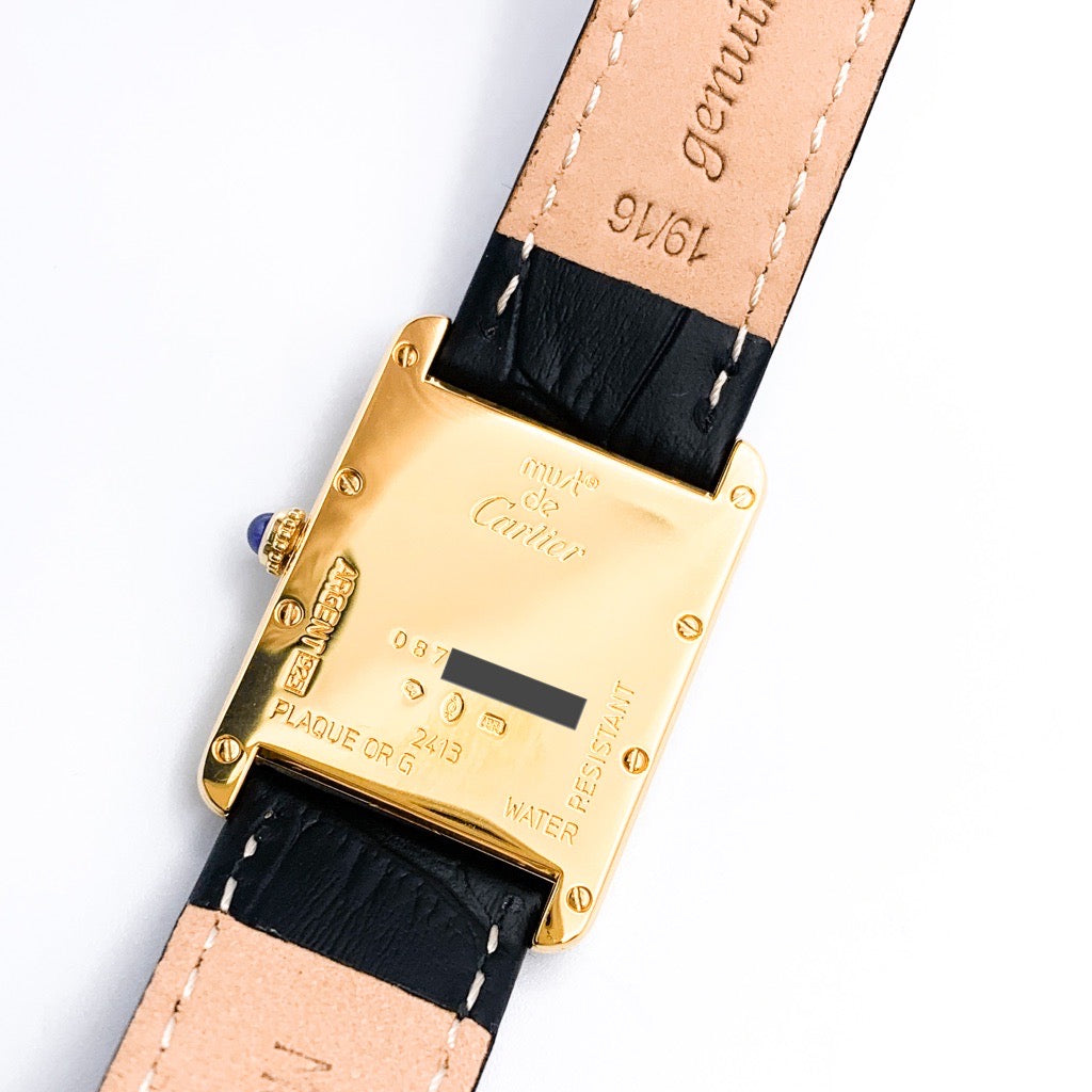 Mast Tank Roman White Dial XL Date 3 Hands Gold