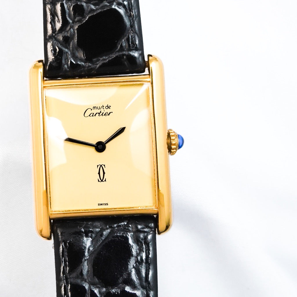 Mast Tank LM Beige Dial Gold