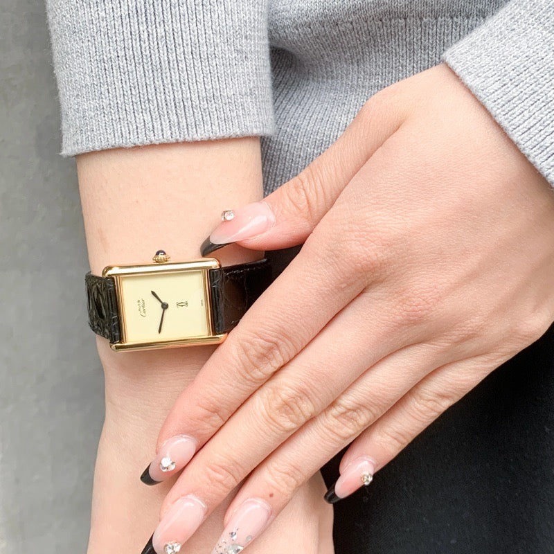 Mast Tank LM Beige Dial Gold