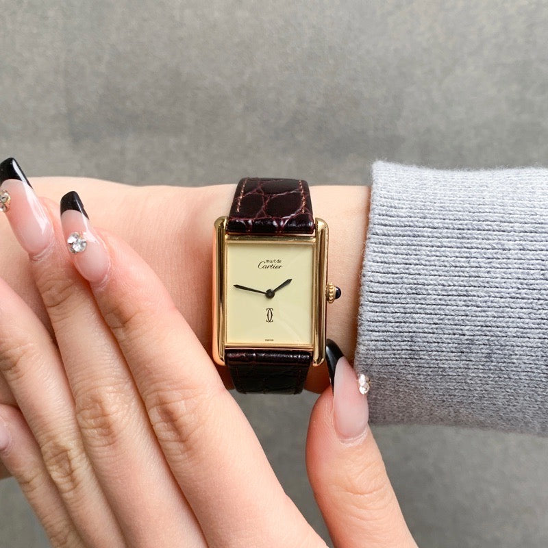 Mast Tank LM Beige Dial Gold