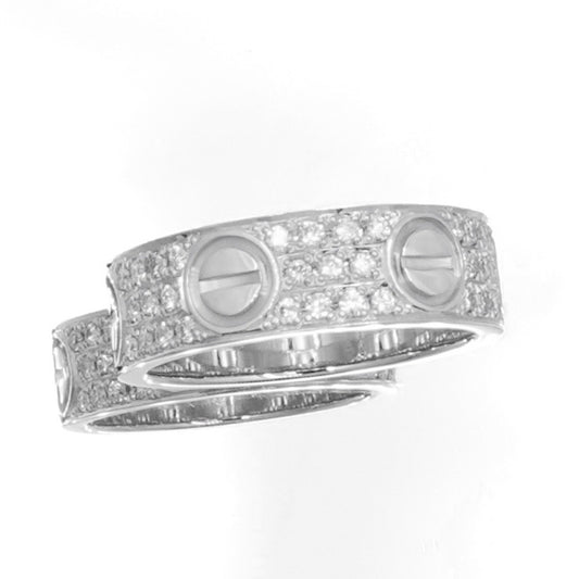 Love Ring Size 8 WG Diamond 
