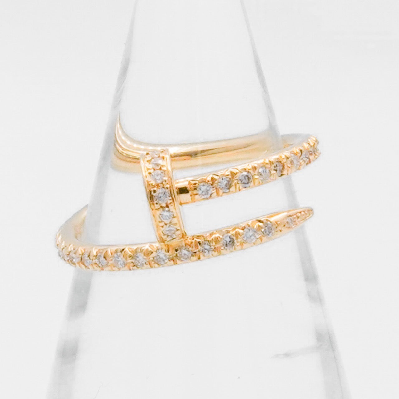 Juste un clou ring size 8 SM YG diamond