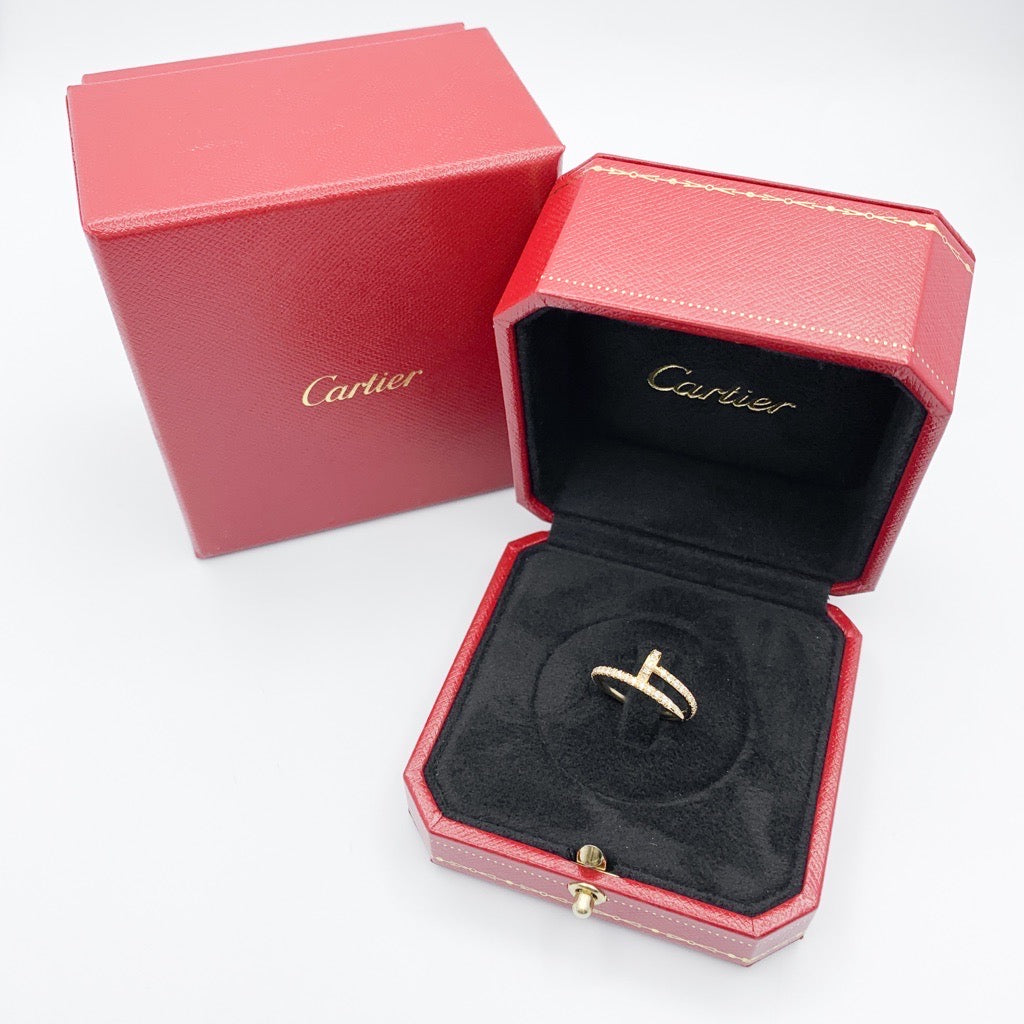 Juste un clou ring size 8 SM YG diamond