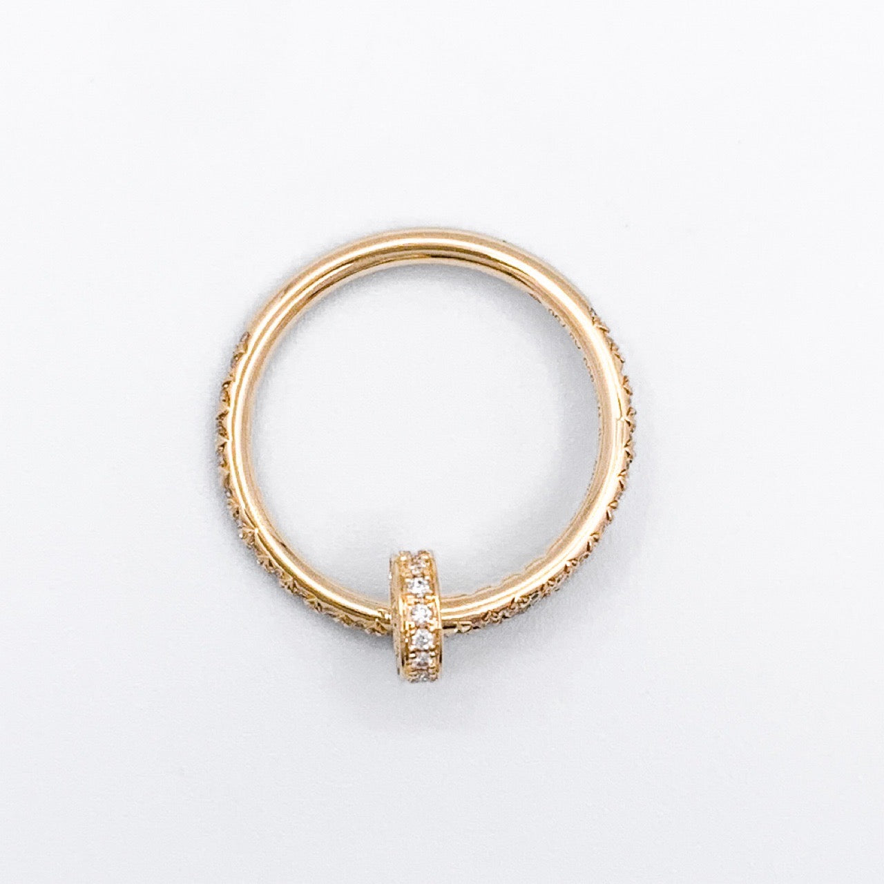 Juste un clou ring size 8 SM YG diamond
