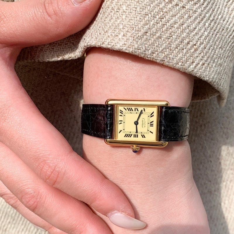 Mast Tank SM Beige Roman Dial Gold 