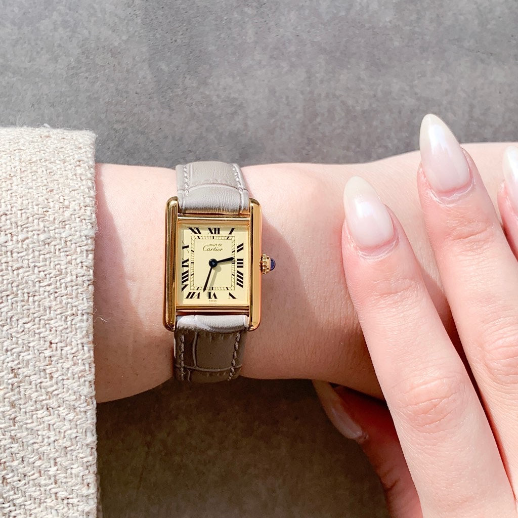 Mast Tank SM Beige Roman Dial Gold 