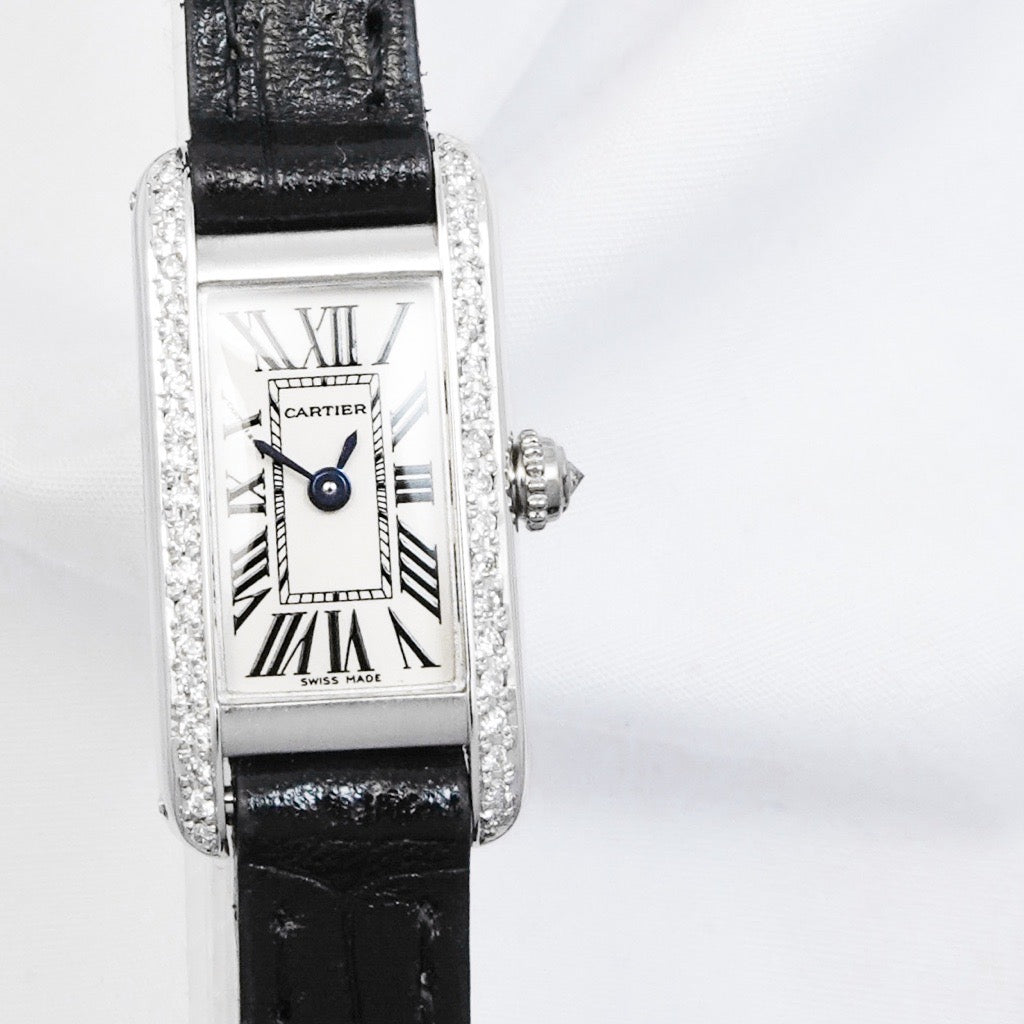 Tank Allonge K18WG Diamond Leather